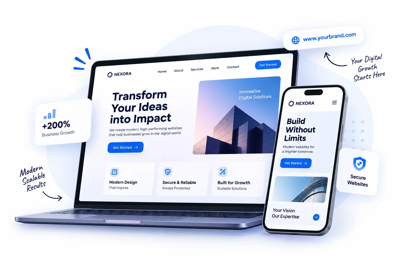 Websites and online stores designed and built by Inklik